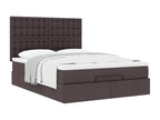 Matelas en tissu marron, 140 x 200 cm
