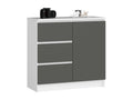 Commode anthracite, 80 x 35 x 77 cm