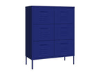 Armoire bleue, 80 x 35 x 101,5 cm
