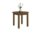 Table basse en bois massif marron, 55 x 45 cm