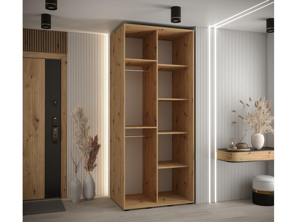 Armoire naturelle, 120 x 60 x 235,2 cm