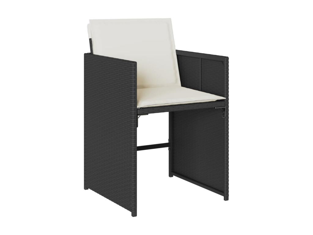 Mobilier de maison en résine tressée noire - dlz1766578597884