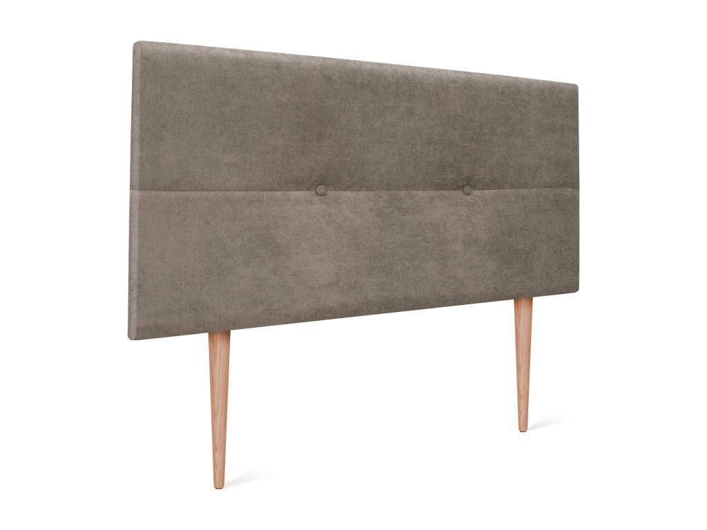 Lit marron, 90 x 105 cm