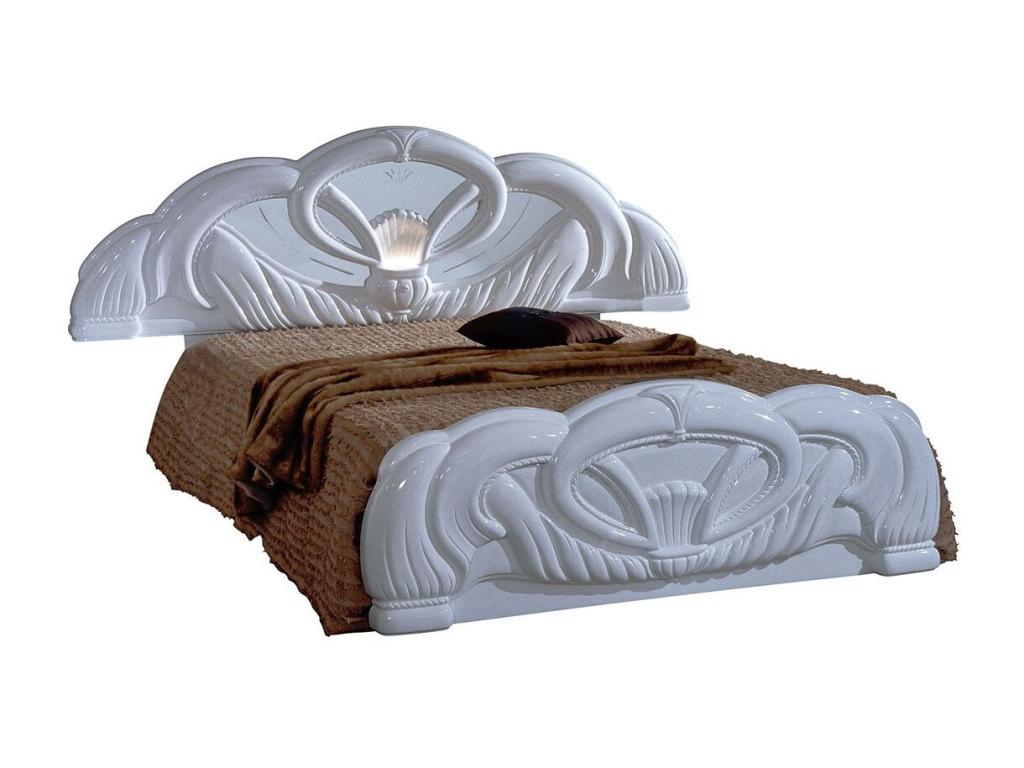 Lit blanc, 160 x 200 cm