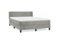 Matelas en velours blanc, 140 x 190 cm