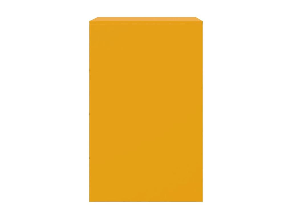 Table jaune, 34,5 x 39 x 62 cm