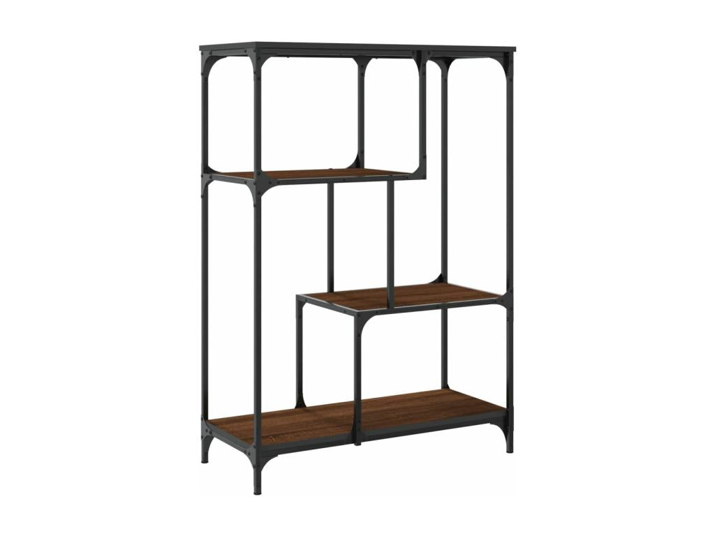 Bibliothèque en chêne brun, 81 x 36 x 115 cm