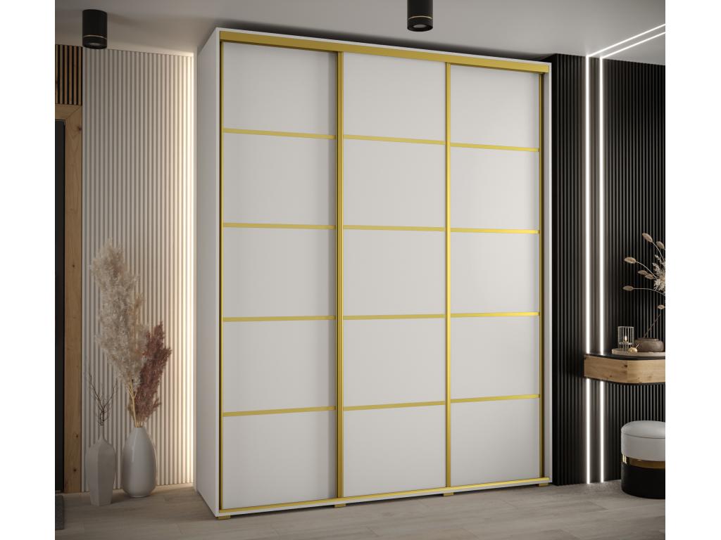 Armoire blanche, 200 x 60 x 235,2 cm