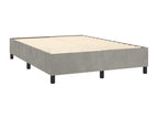 Matelas en velours gris, 140 x 190 cm - dlz1766578384010