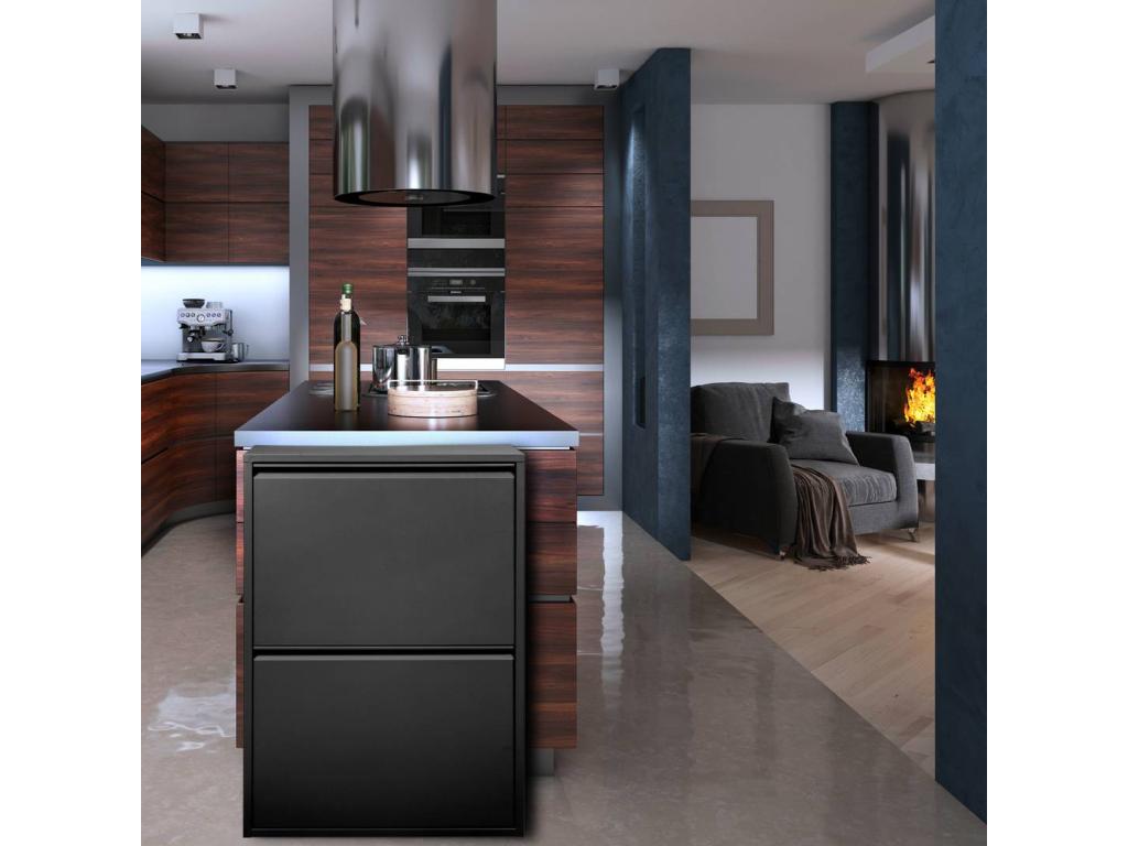 Armoire noire, 60 x 25 cm