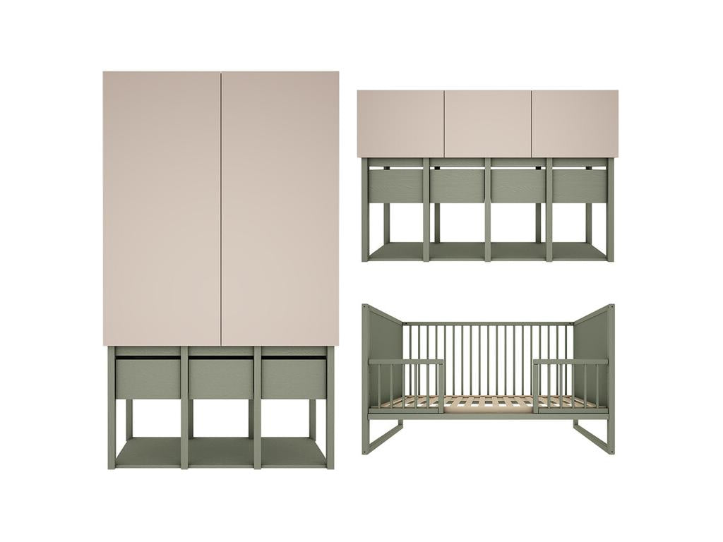 Lit beige, 70 x 140 cm