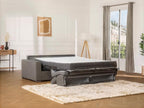 Matelas en tissu gris