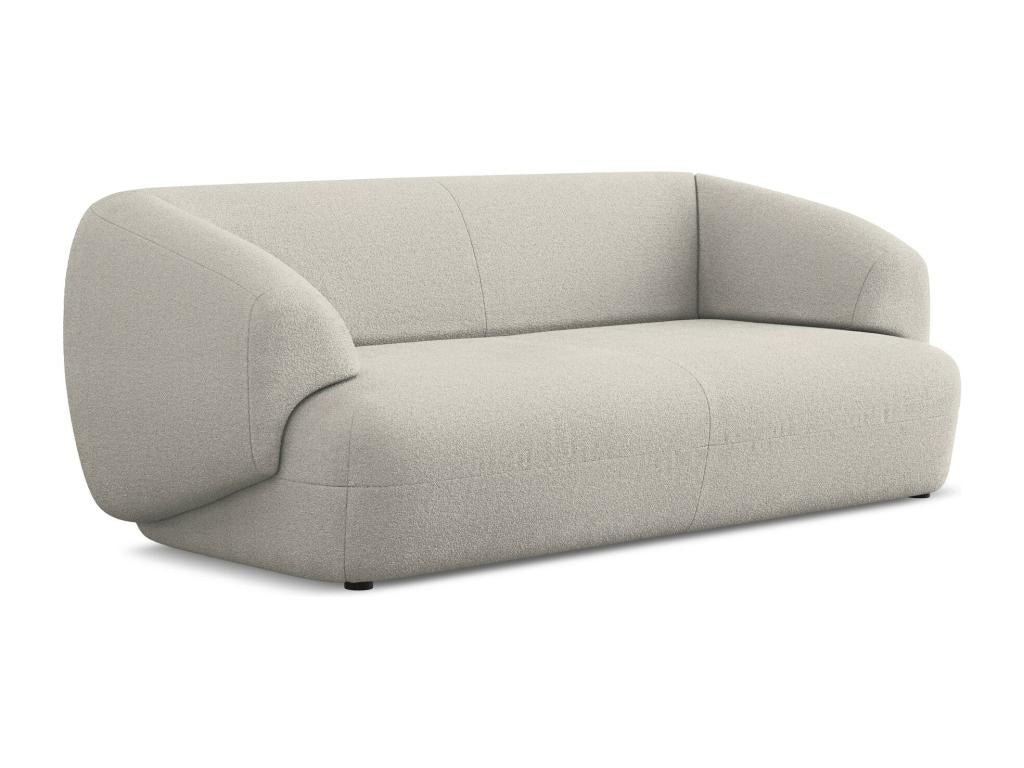 Canapé en tissu bouclé beige